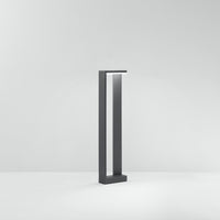 Paletto Esterno Moderno Quad Alluminio Antracite Led 10W 3000K Ip65