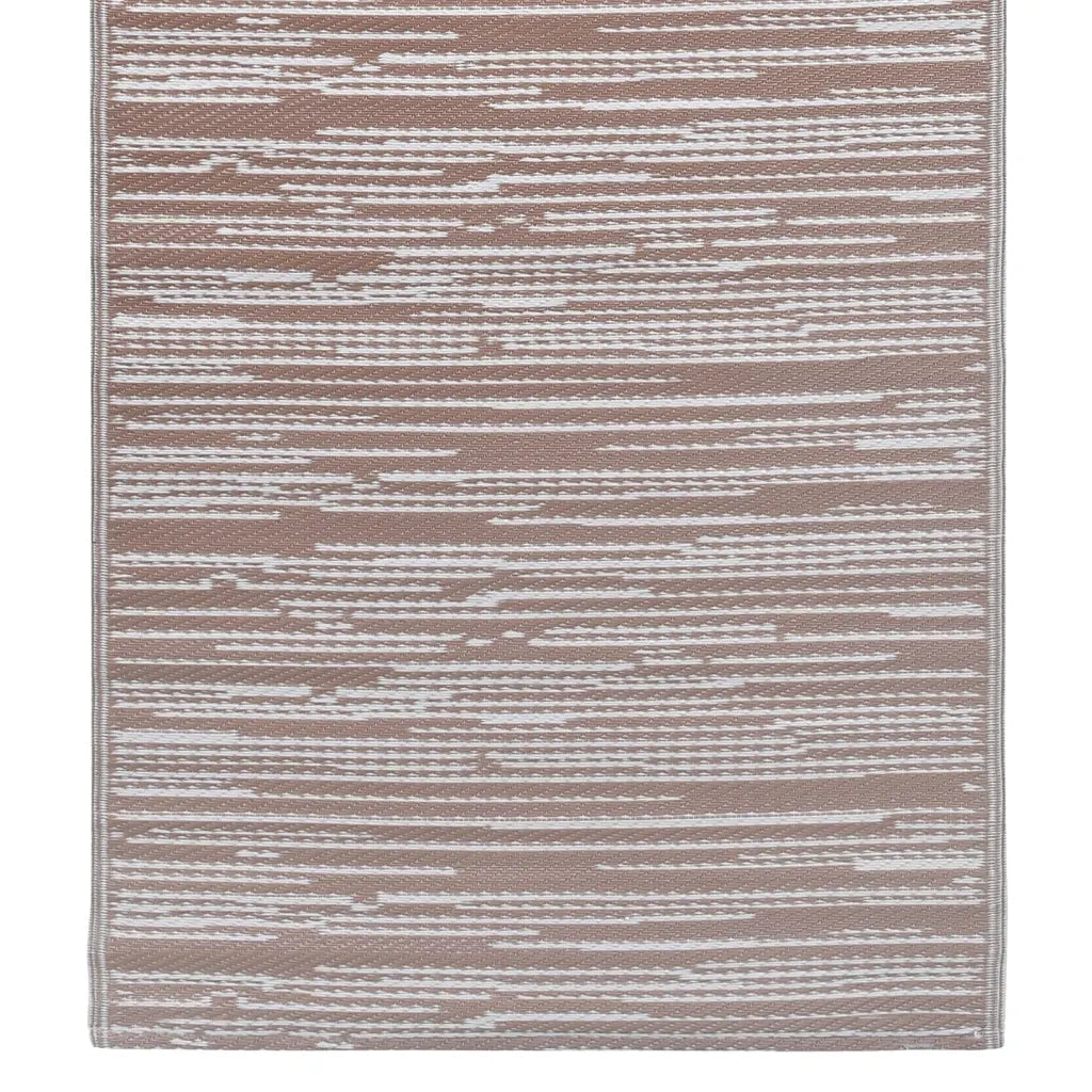 Tappeto da Esterni ARAKIL Marrone 190x290 cm in PP 310443