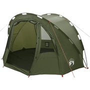 Tenda da Pesca per 4 Persone Verde Oliva Impermeabile