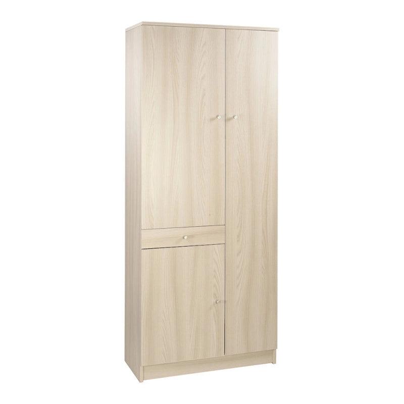 Mobile 3 Ante 1 Cassetto Kit Olmo Chiaro cm 77x34x183h - Sarmog