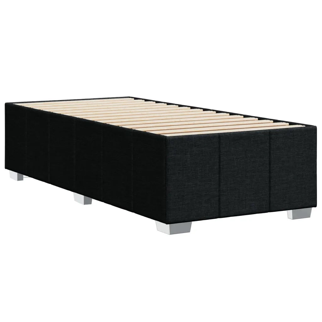 Giroletto senza Materasso Nero 90x200 cm in Tessuto 3284806