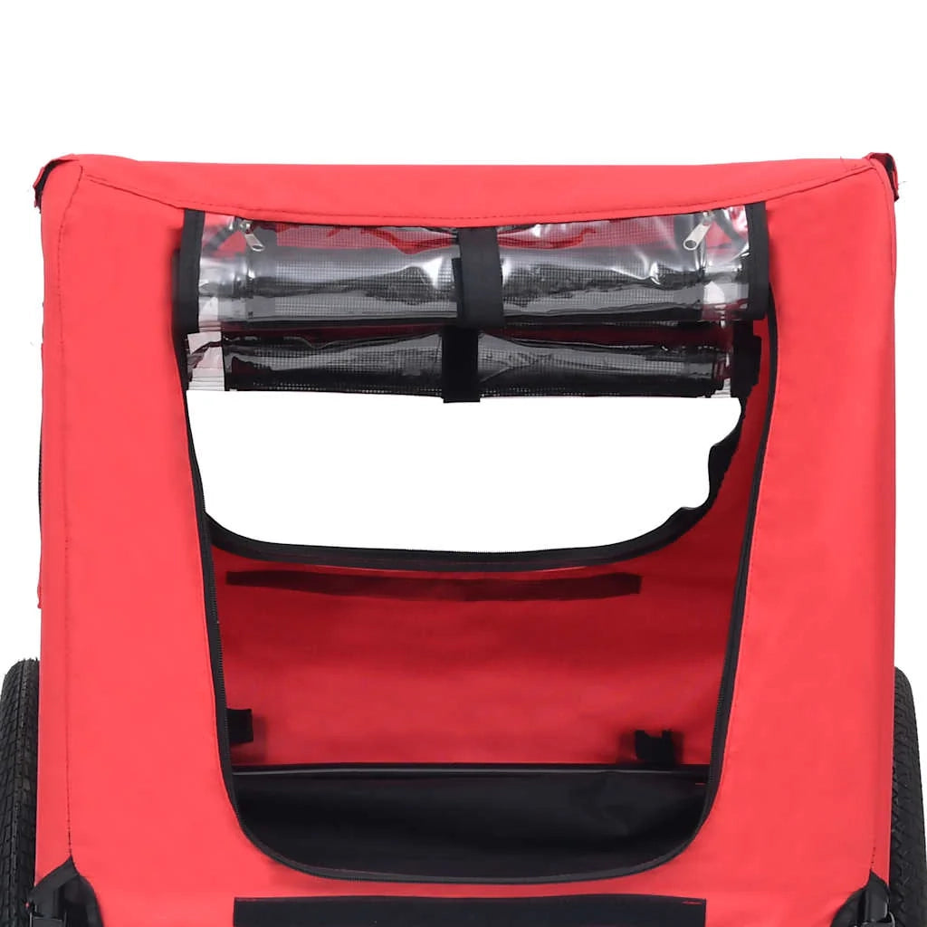 Rimorchio/carrello per animali domestici rosso 02_0044371