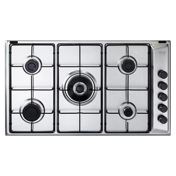 De’Longhi FLA 59 DD piano cottura Acciaio inossidabile Da incasso 86 cm Gas 5 Fornello(i)