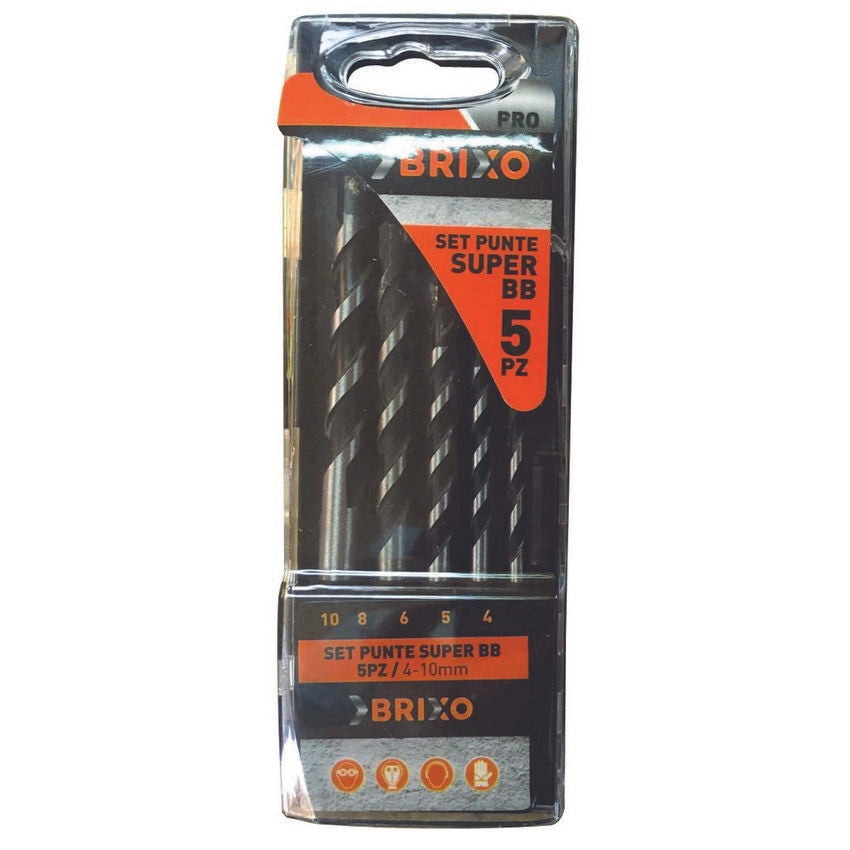 Brixo Set Punte Super Bb 4-10Mm Pz.5