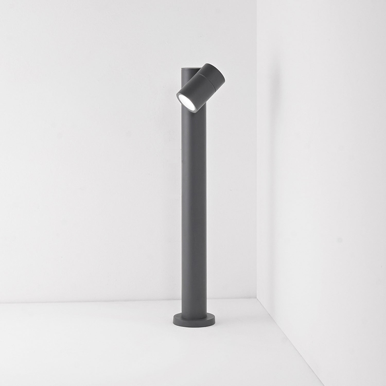 Paletto Esterno Contemporaneo Pull Alluminio Antracite 1 Gu10 Ip65