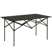 Tavolo da Picnic Pieghevole Portatile ¨C Zephmum ¨C 95x55x50 Nero