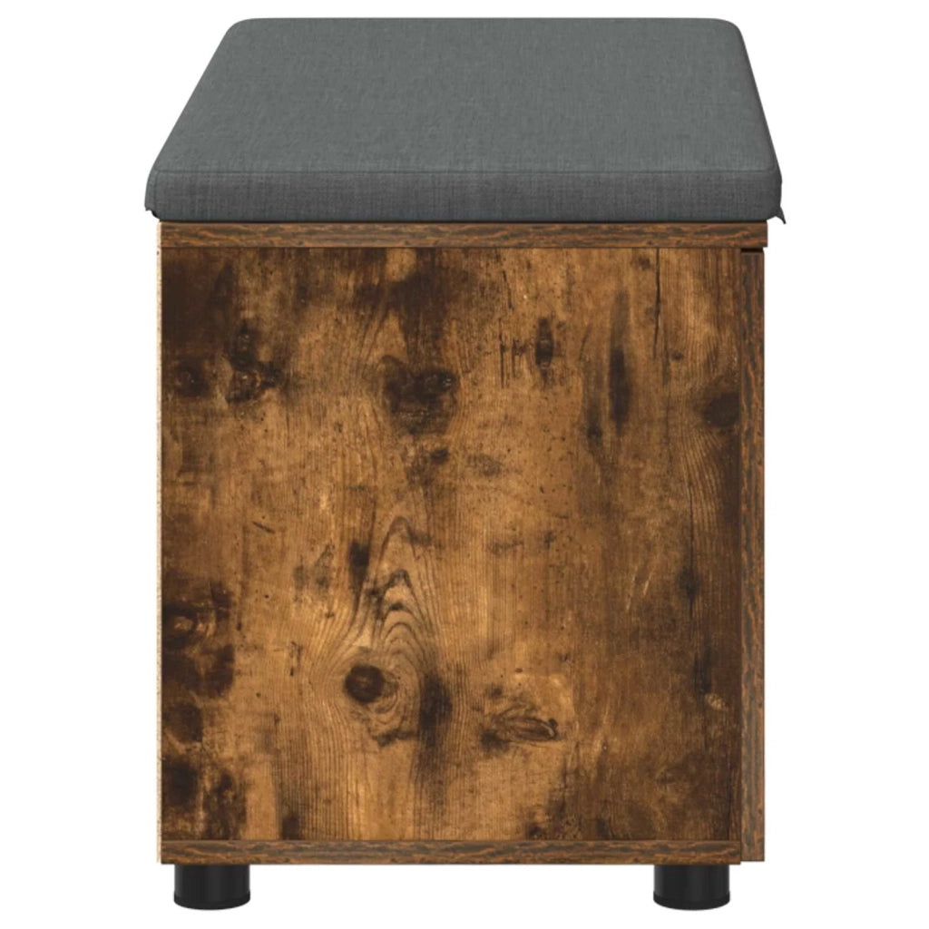 Panca per ingresso con porta Quercia Affumicata 80 x 38 x 46 cm 891484