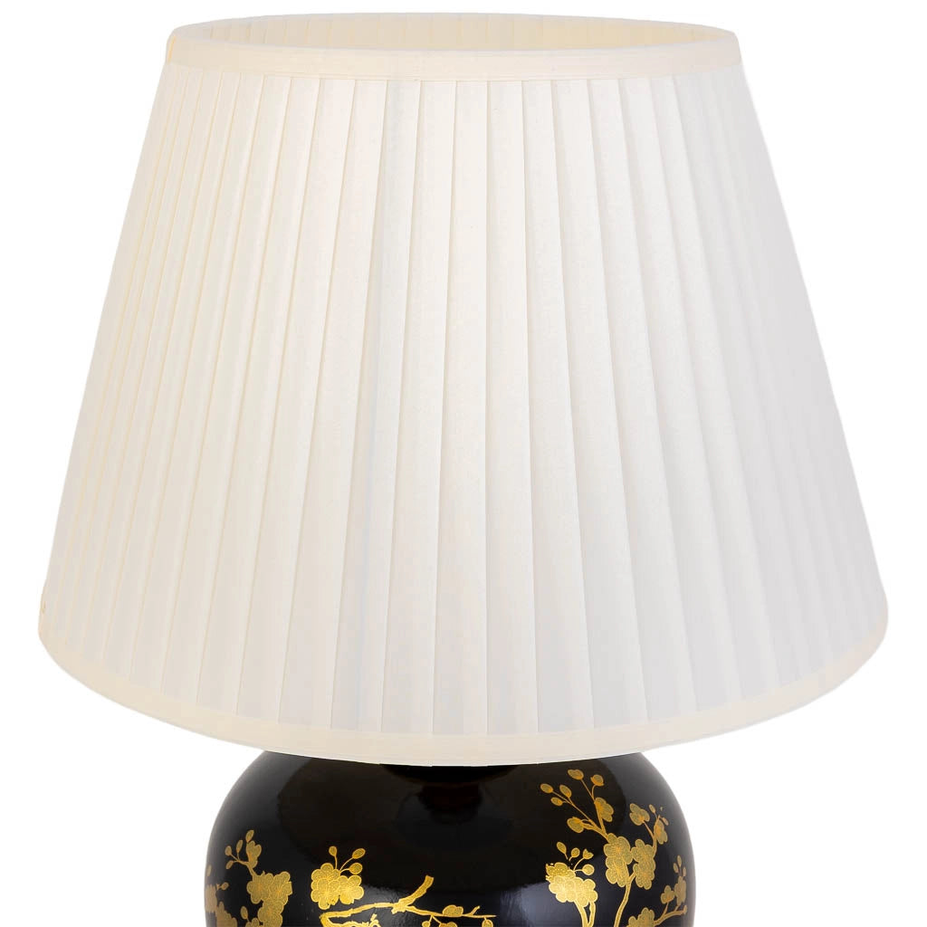 Lampada da tavolo in ceramica nero D24x37