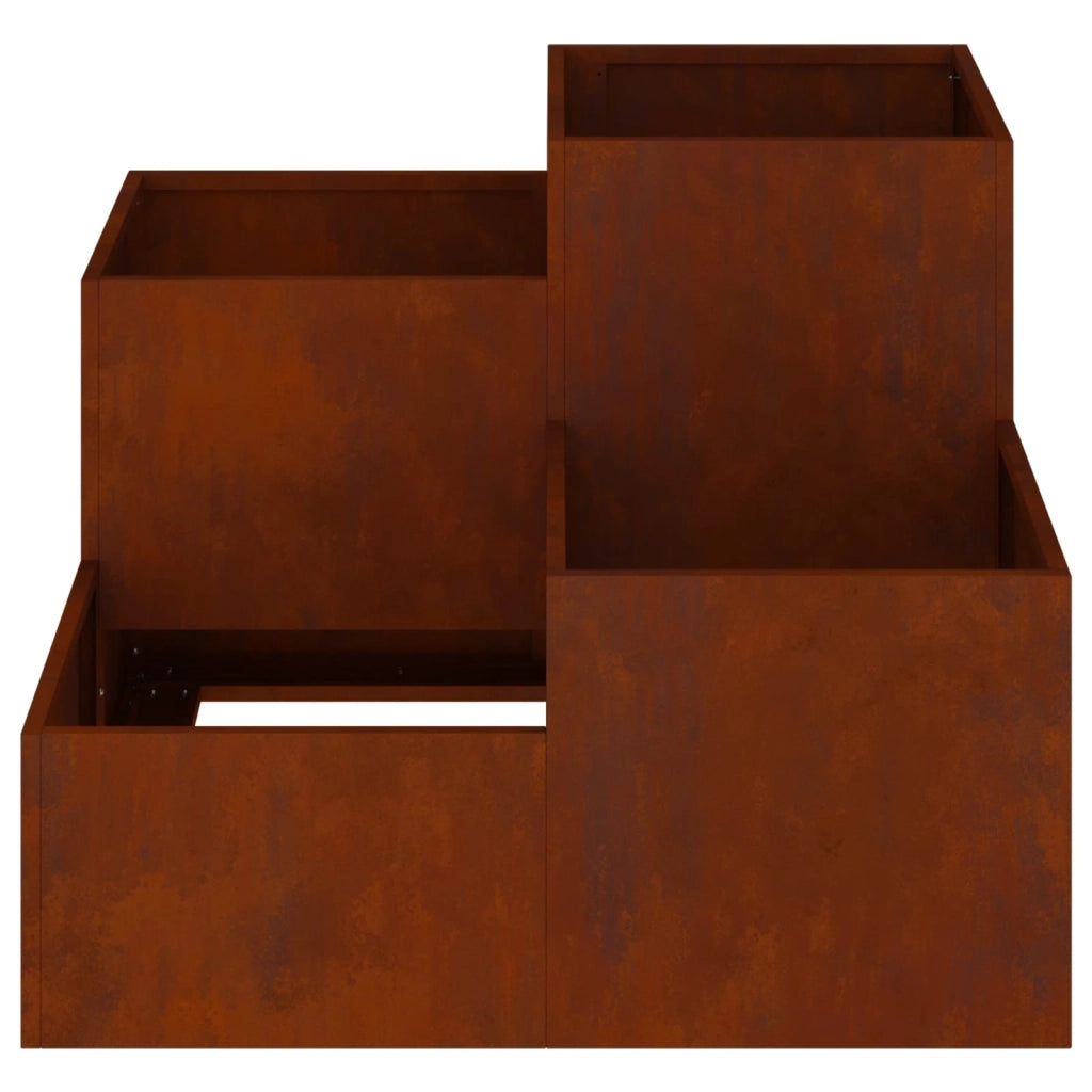 Vaso da giardino Ruggine 100 x 100 x 60 cm
