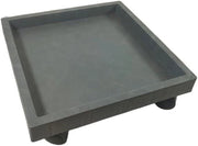 Pianta in piedi Stand per piante Caddy quadrato per piante Carrello per piante Vaso per fiori Bacino per acqua Bacino per fiori Vaso per piante con ruote Base Pianta all'aperto Dimensioni A-42cm