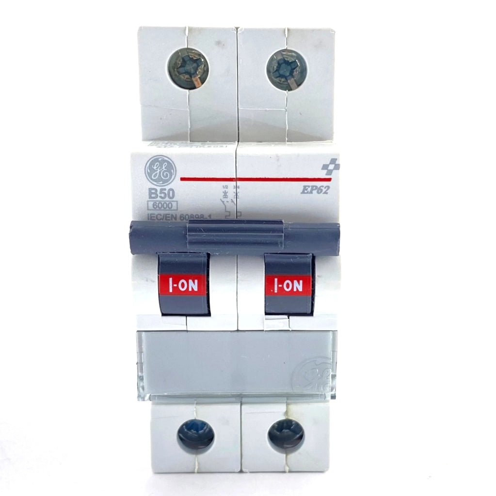 Interruttore magnetotermico 2P 2 moduli 50A curva B Ge power
