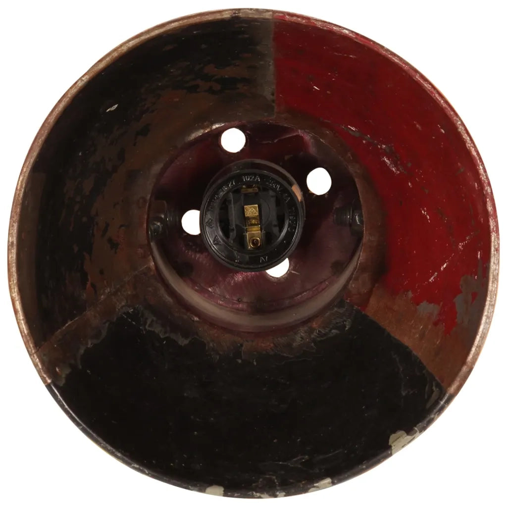 Lampada da Parete in Stile Industriale Rotonda Multicolore E27 344403