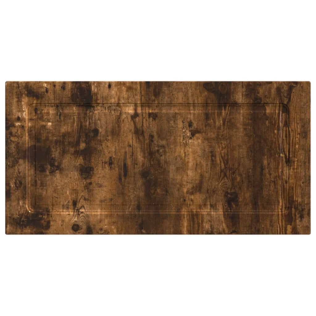 Testiera da Muro UTRECHT Rovere Fumo Legno ingegnerizzato 897860