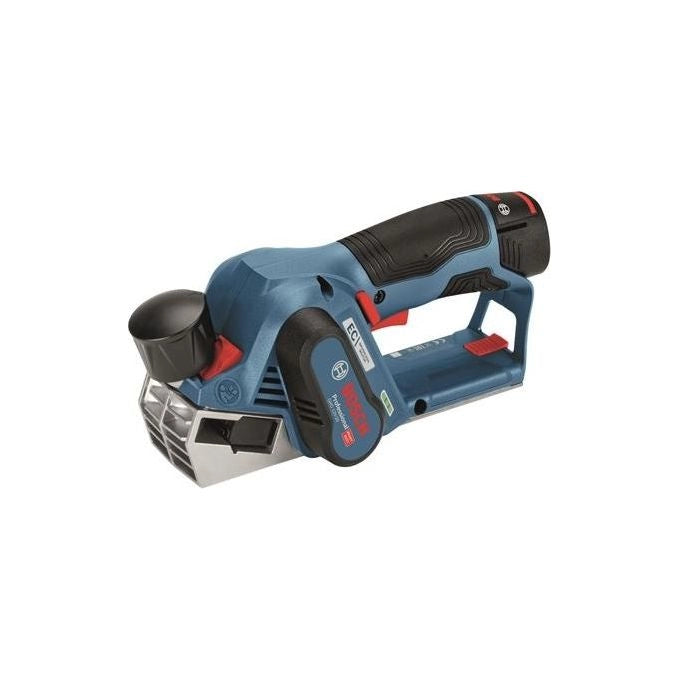 Bosch 0 601 5A7 002 GHO 12V-20 Pialletto Brushless 12 V 14500 giri-min con 2 lame e valigetta L-BOXX colore Nero Blu Rosso