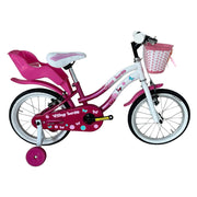 BICICLETTA BIMBA 'VICKY' 20 - bianco/viola  - MASCIAGHI