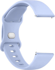 Cintura orologio in silicone 20 mm con chiusura rapida in blu baby per donne, uomini e bambini