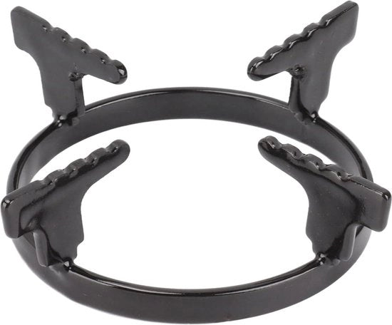 Wokrek gietijzeren - Stabile e portatile - Piattaforma sicura e prestazionale - Supporto per forno a gas - Accessorio da cucina pratico - Opbergrek.