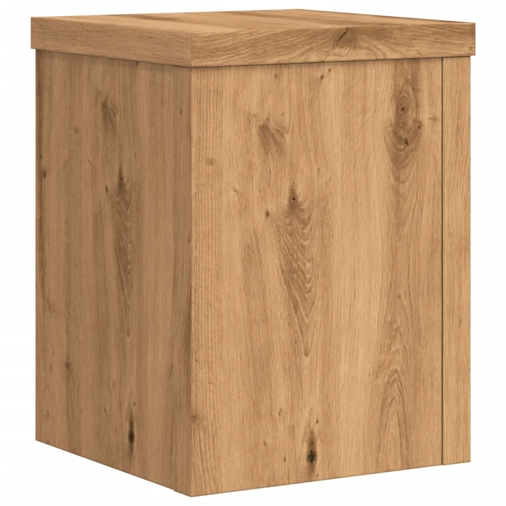 Portavasi mobili per fiori set da 2 fatti a mano legno ingegnerizzato marrone 02_0045296