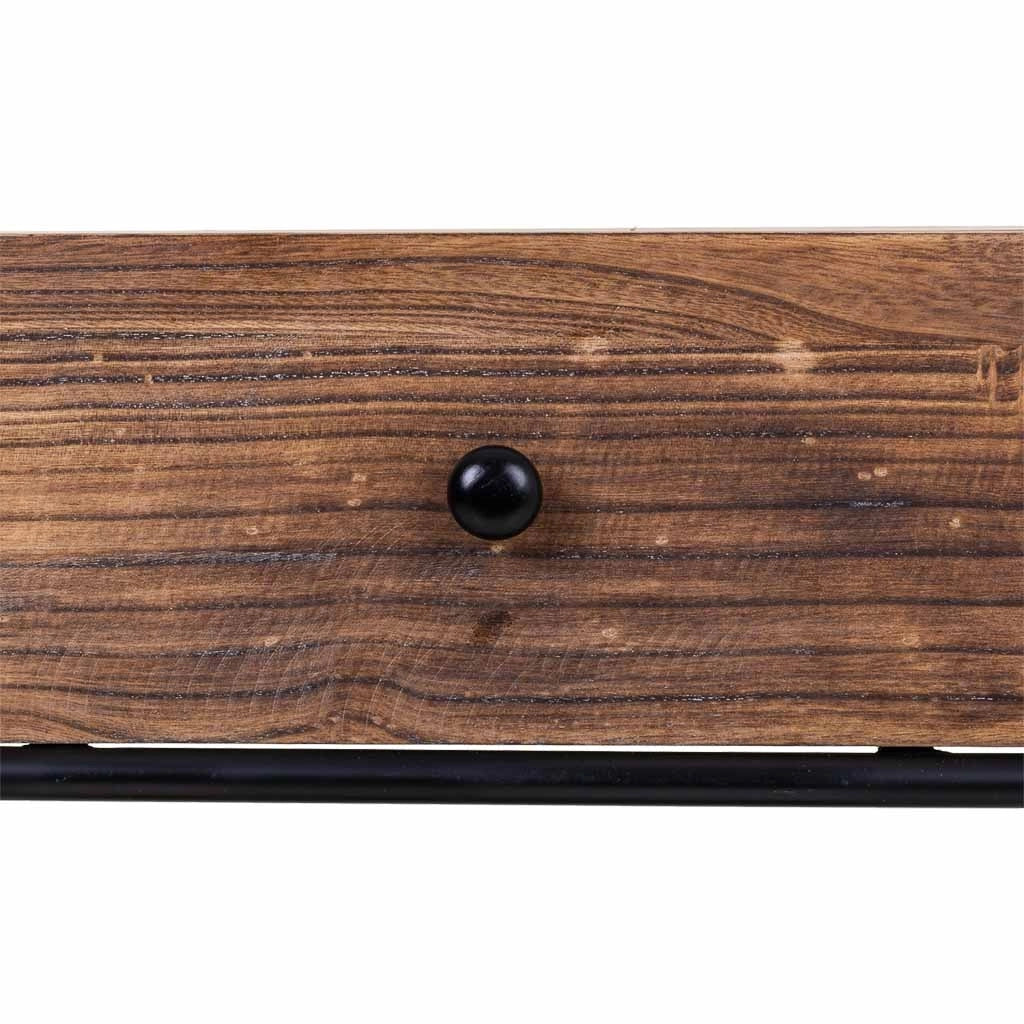 Tavolino in legno marrone 43,5x32x73h