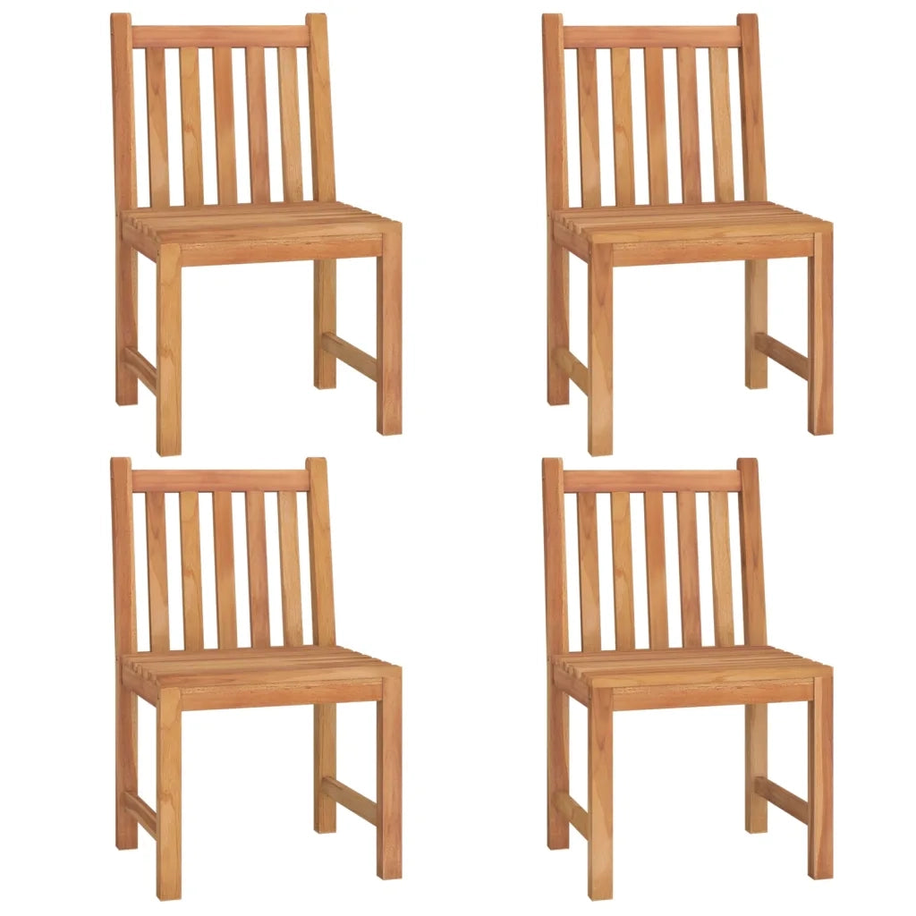 Set da Pranzo per Giardino 5 pz in Legno Massello di Teak 3157145
