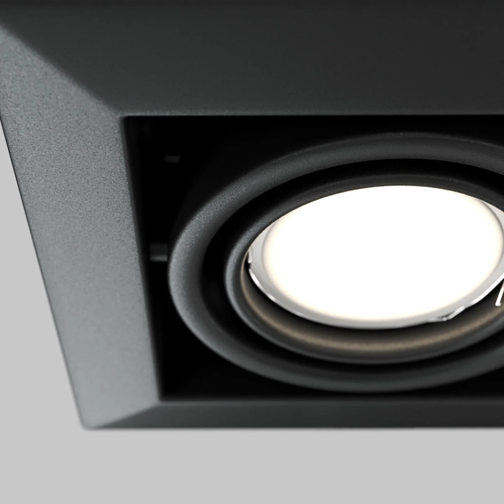 Maytoni Lampada Da Incasso Metal Modern 1 luce GU10 nero metallo