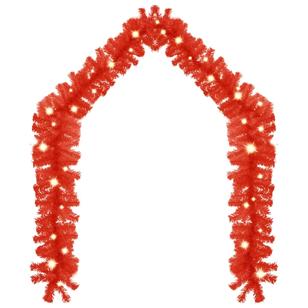 Ghirlanda Natalizia con Luci a LED 10 m Rossa CFW4167644