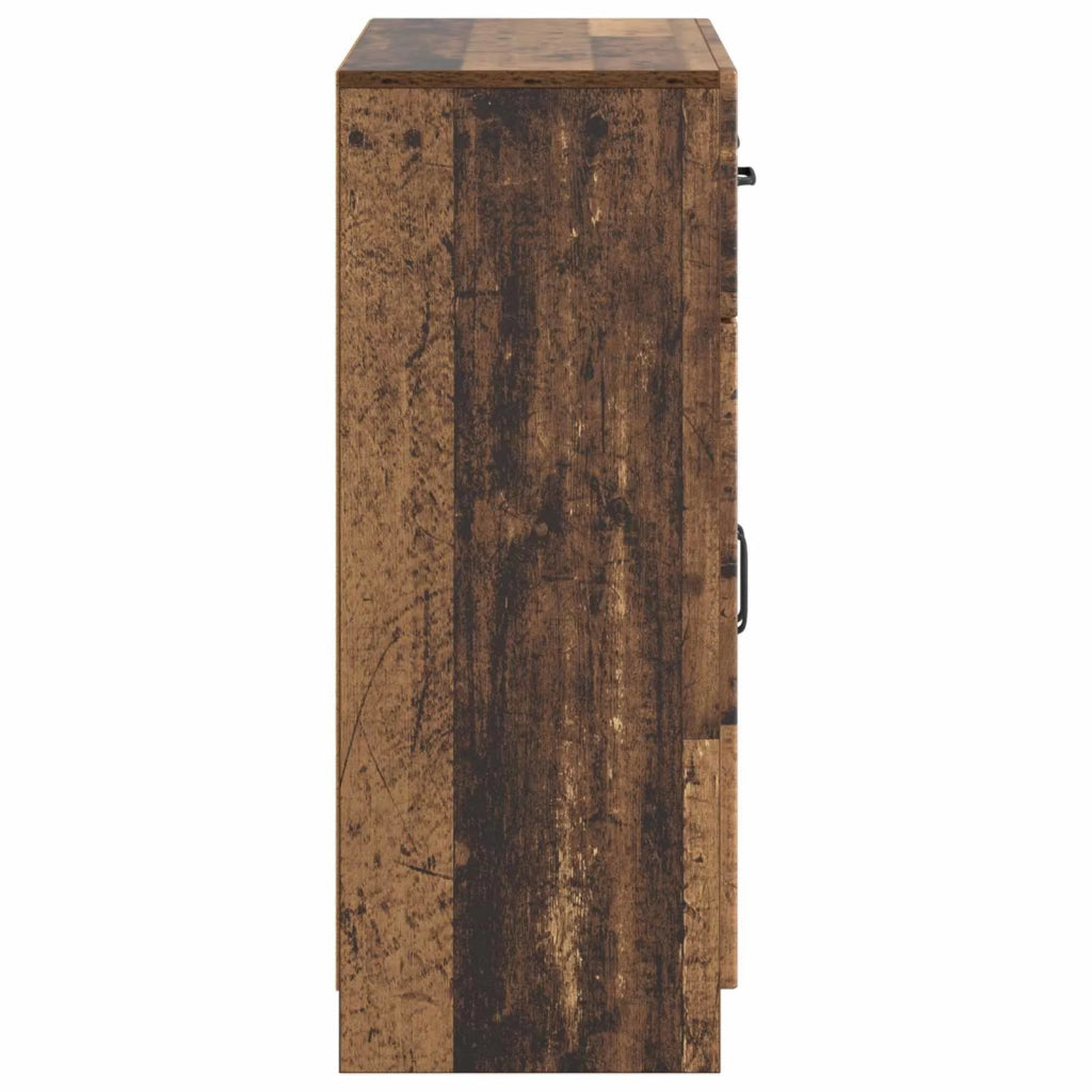 Credenza | Madia | Buffet da pranzo | Armadio da pranzo Legno antico 66 x 34,5 x 87 cm Legno ingegnerizzato