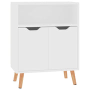Credenza buffet cassettiera mobile contenitore organizer cucina soggiorno soggiorno 60 x 30 x 72 cm derivati ​​del legno bianco 02_0030335
