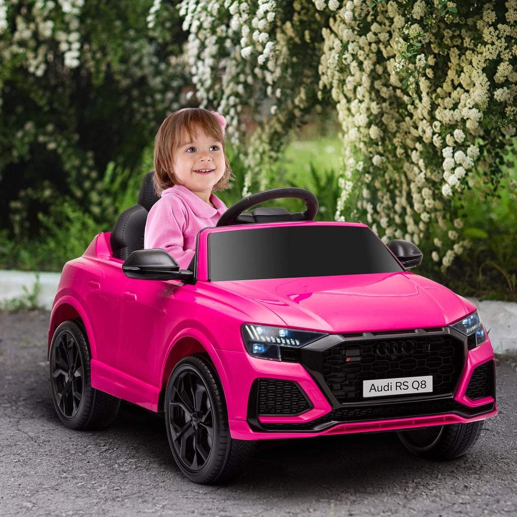 Auto elettrica bambini Audi RS Q8 ¨C zephmum ¨C rosa