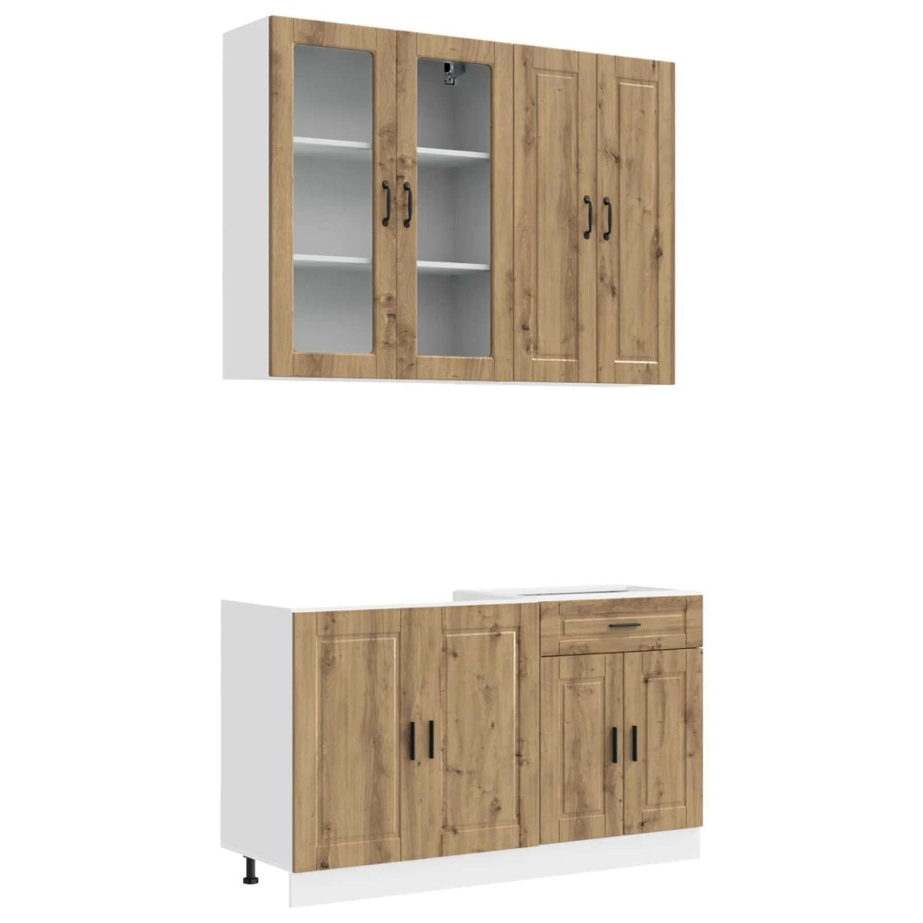Unità Cucina PORTO 4 pcs Rovere Artigianale 3438354