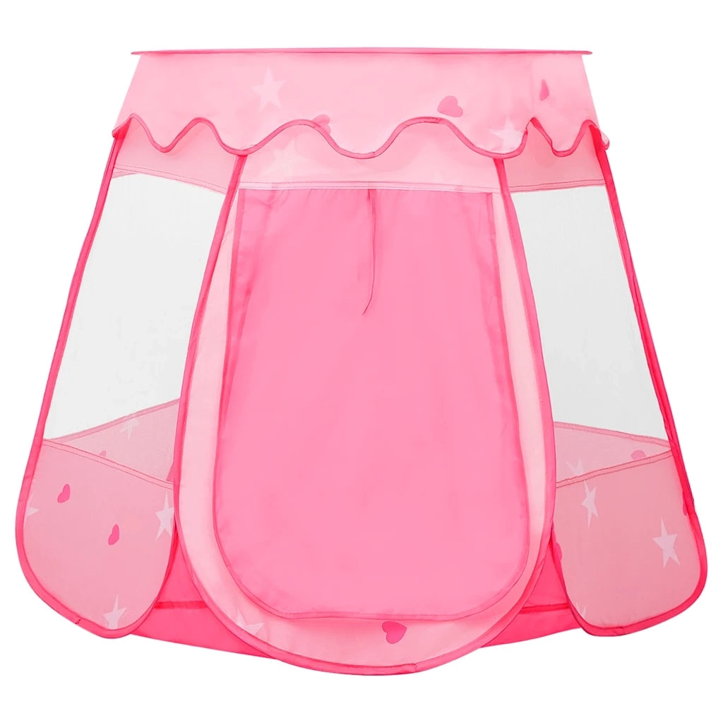 Tenda da Gioco per Bambini-Tenda Giocattolo Rosa con 250 Palline 102x102x82 cm 678193