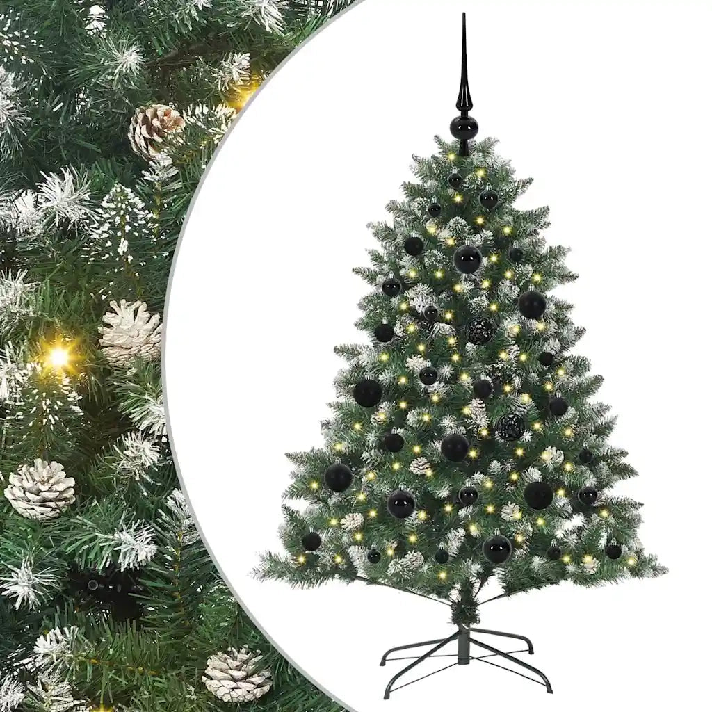 Albero di Natale artificiale con 150 LED Verde 120 cm 3395210