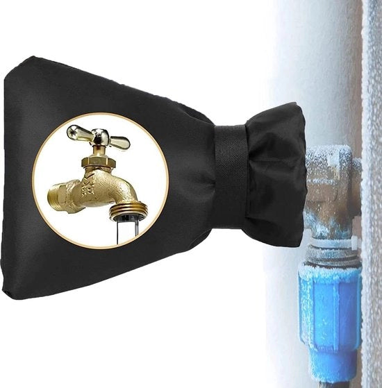 Hoes per Esterno per Coperture Esterne Grandi - Impermeabile e Spesso - Valvola per Congelamento - Nero