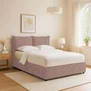 Newquay, Letto Singolo Sfoderabile Made in Italy, Rosa Antico