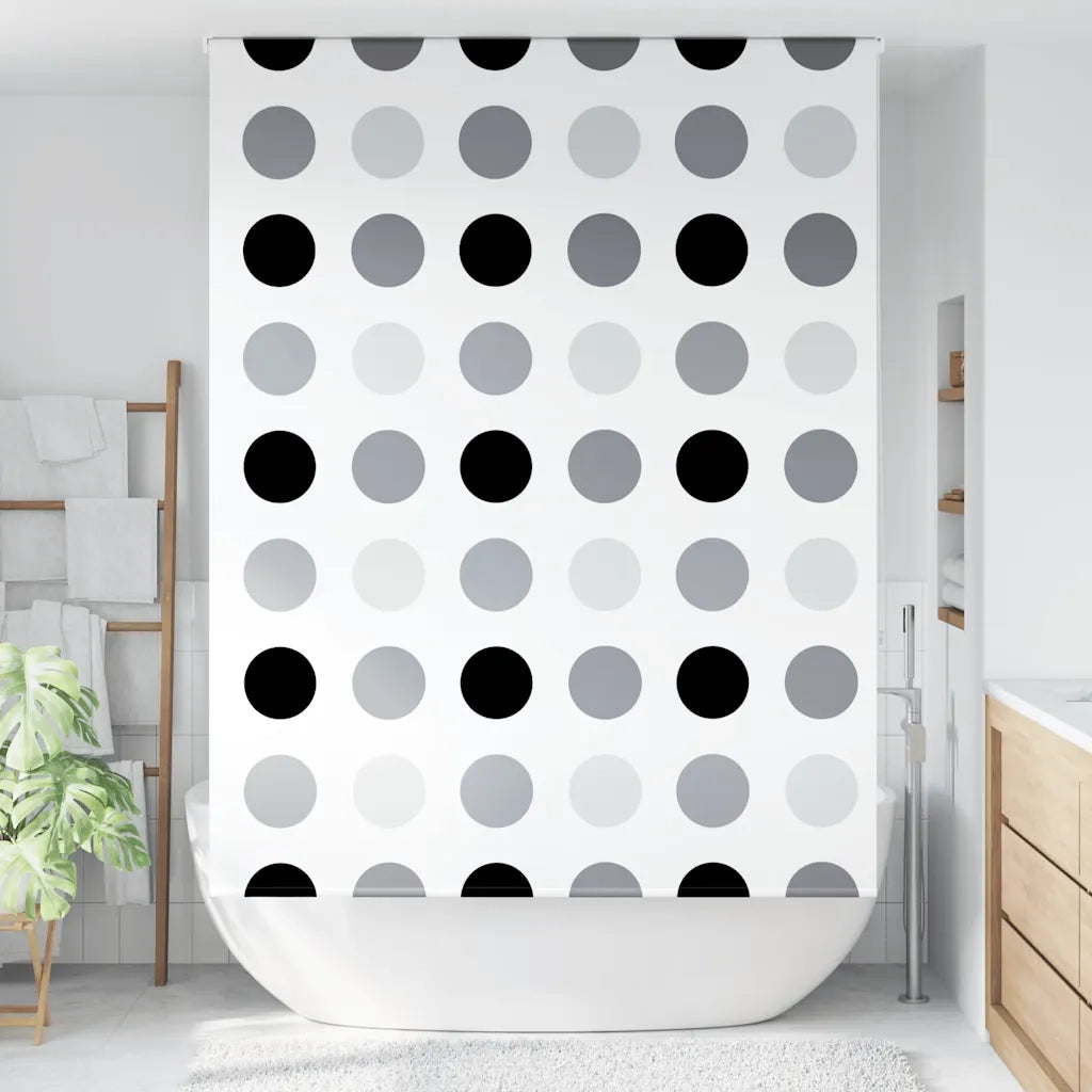 Tenda a Rullo Doccia 150x240 cm Larghezza Tessuto 146 cm 4014841