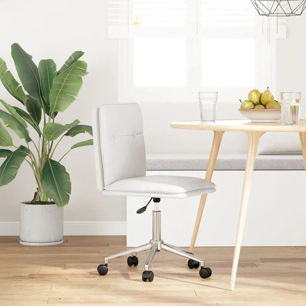 Sedia da Pranzo Bianca in Similpelle 4101325