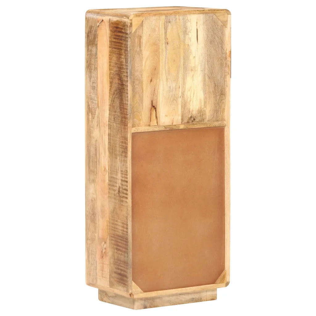 Credenza Alta 45x32x110 cm in Legno Massello di Mango Grezzo 320464