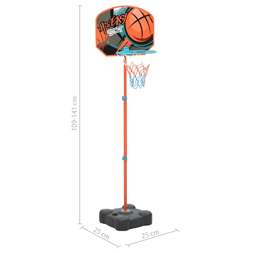 Set Gioco da Basket Portatile Regolabile 109-141 cm CFW3440997