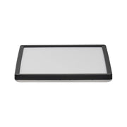 Plafoniera LED Nero in Materiale Sintetico Quadrata 42 cm Pannello Luminoso LED a Filo Soffitto con Telecomando