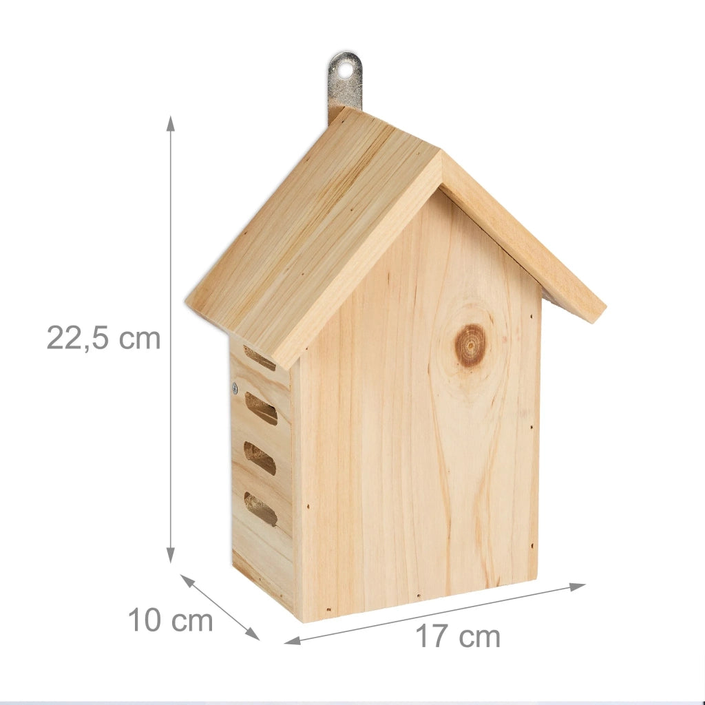 Hotel per insetti in legno di abete per coccinelle giardino 25 x 20 x 15 cm pratico ed ecologico in legno naturale 13_0015254