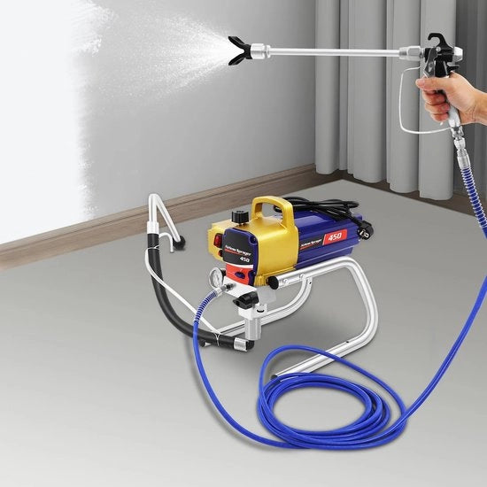 Impianto di verniciatura ad arialess 1500W con pistola 2.2L/min e pressione 3300PSI elettrico