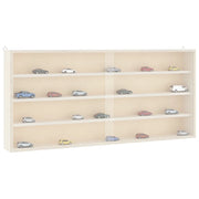 vidaXL Teca da Collezione in Legno con Porte 80x8,5x37 cm