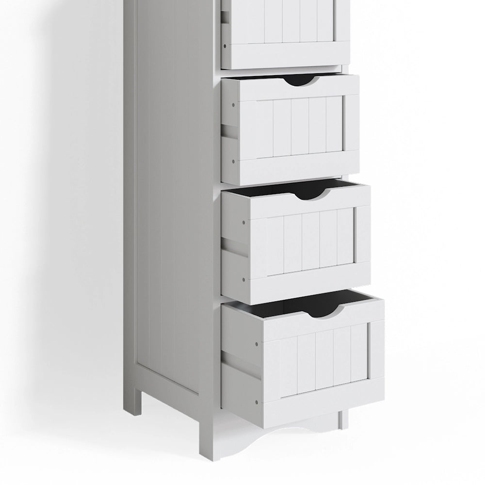Vicco Cassettiera da bagno Bianco 30 x 81 cm