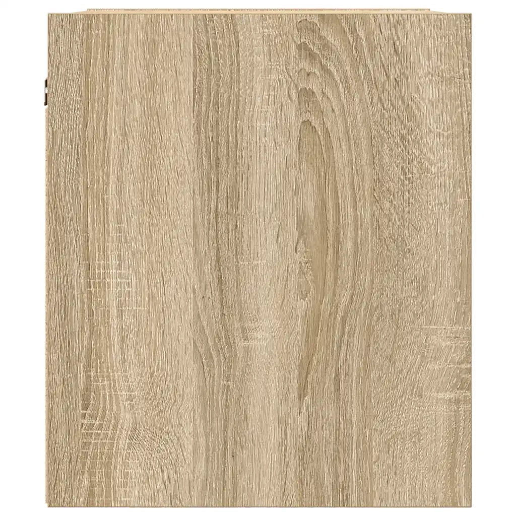Comodino a Muro Rovere Sonoma 38x34x40 cm 861233