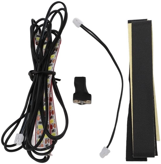 Luce LED a LED-Striscia Professionale Acqua Resistente - Illuminazione per Stampante 3D - DESIGN AGGIORNATO - Fonte di Luce di Alta Qualità - Lunghezza del Cavo Adeguata - Incluso Adesivo e Adattatore
