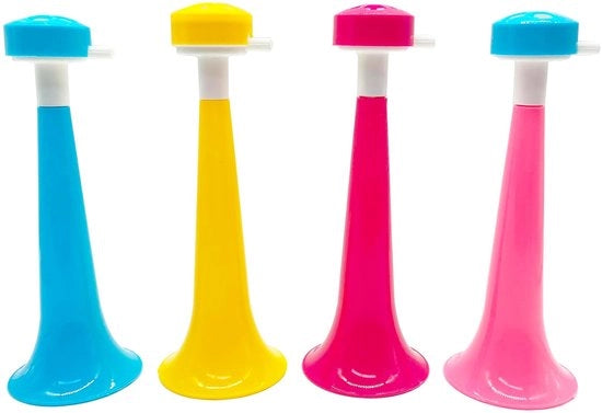 Fischietto da Sport 4 pezzi - Fischietto Leggero - Fischietto in Plastica Durissima - Suono Intenso - Ideale per Eventi Sportivi - Dimensioni 20 × 7 cm - Fischietto da Stadio