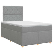 Letto box spring con materasso Grigio Chiaro 120 x 200 cm 3453865