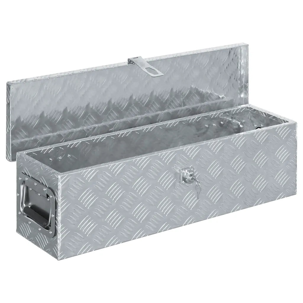 Cassetta in Alluminio 80,5x22x22 cm Argento cod mxl 15480