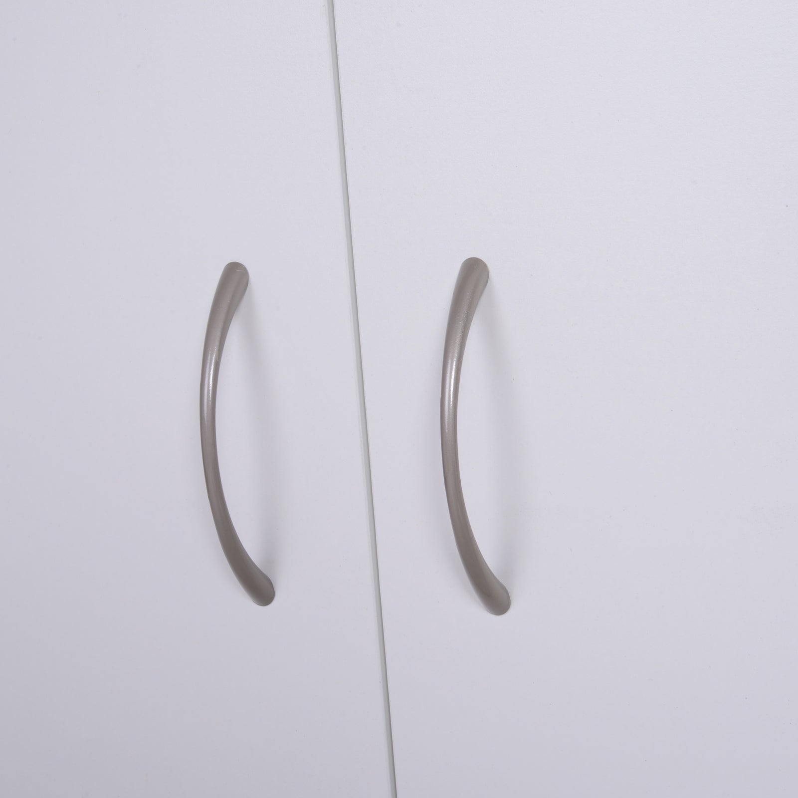 Easycomfort Scarpiera Slim da Parete, Mobile Multiuso con 2 Ante e Ripiani Regolabili per Camera da Letto e Ingresso, in Legno, 80x32x91cm