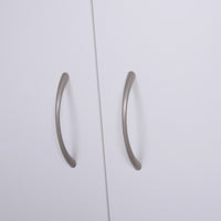 Easycomfort Scarpiera Slim da Parete, Mobile Multiuso con 2 Ante e Ripiani Regolabili per Camera da Letto e Ingresso, in Legno, 80x32x91cm